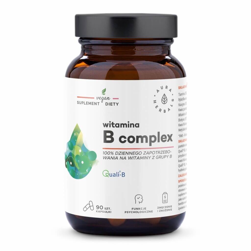 AURA HERBALS Vitamine B-complex (90 capsules) - Nuvalia