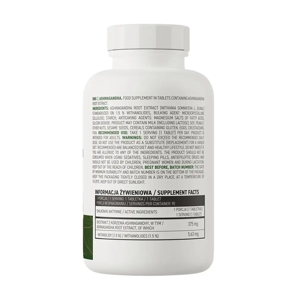Ashwagandha – 90 tablets - Afbeelding 2