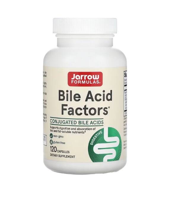 Bile Acid Factors - 120 caps - Nuvalia