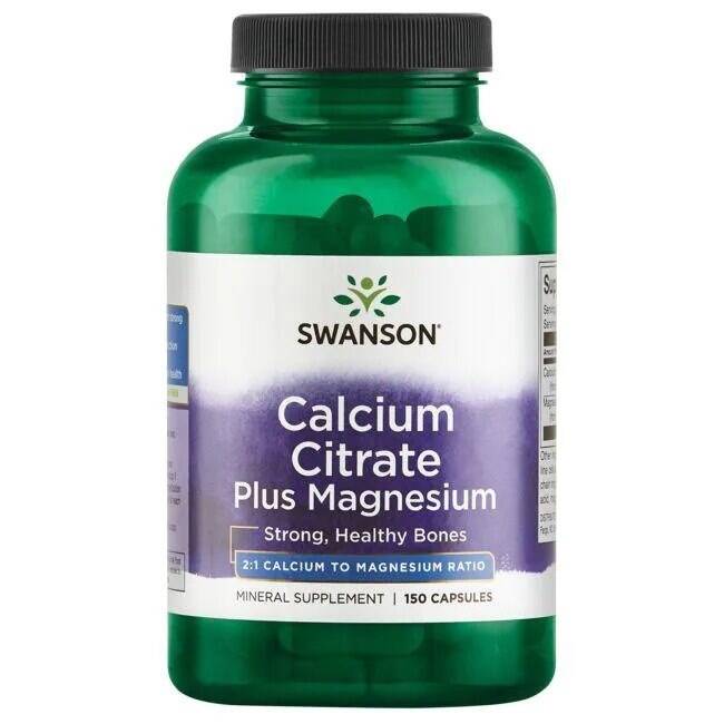 Calciumcitraat met magnesium - 150 capsules - Nuvalia