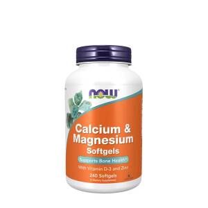 Calcium & Magnesium with Vit D and Zinc - 240 softgels - Nuvalia