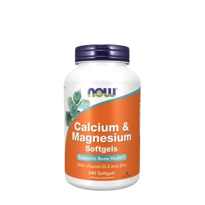 Calcium & magnesium met vitamine D en zink - 240 softgels - Nuvalia
