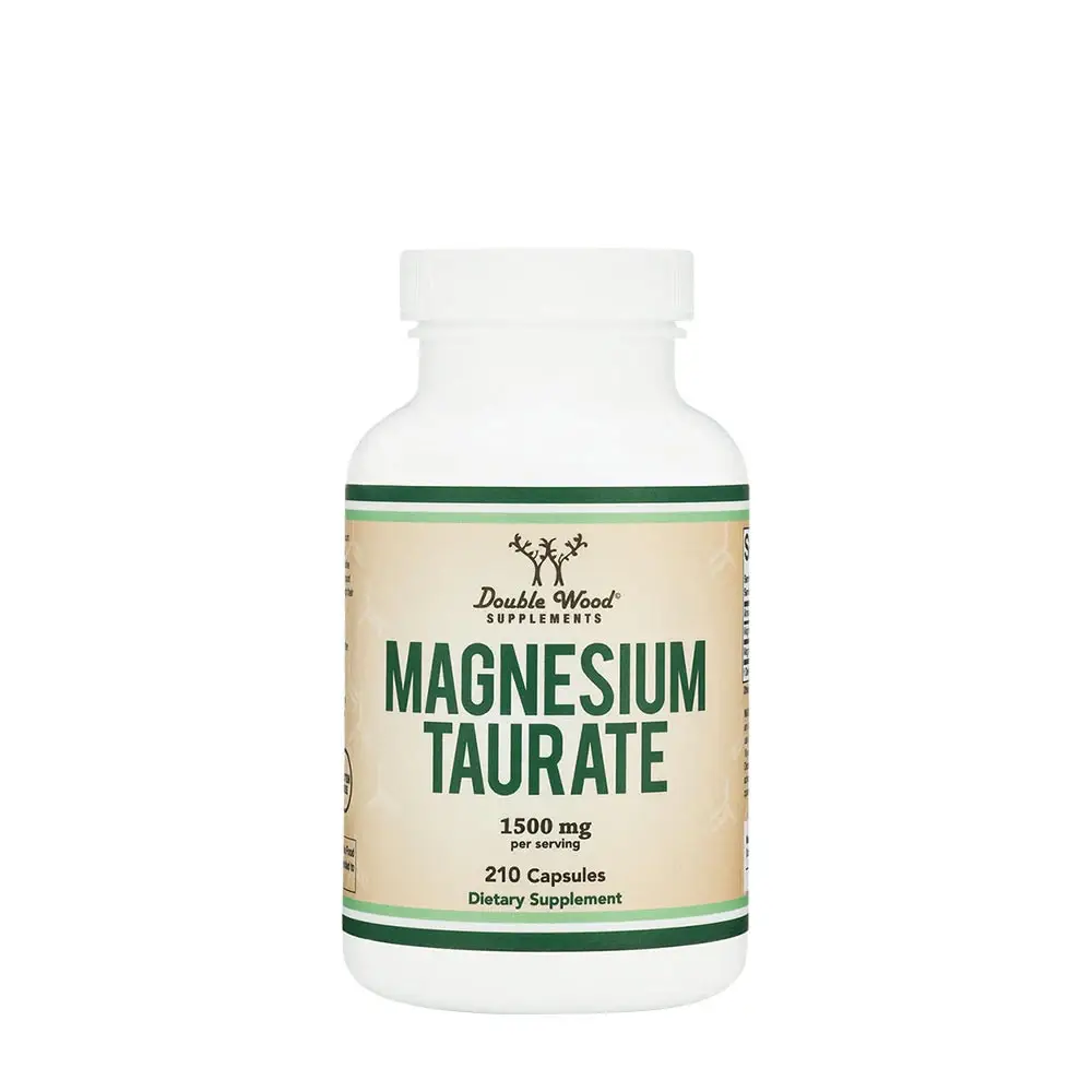 Double Wood Supplements Magnesium Taurate (210 capsules) - Nuvalia