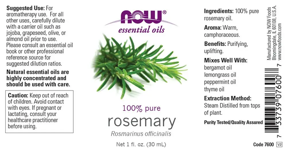 Rosemary Oil - 30 ml. - Nuvalia