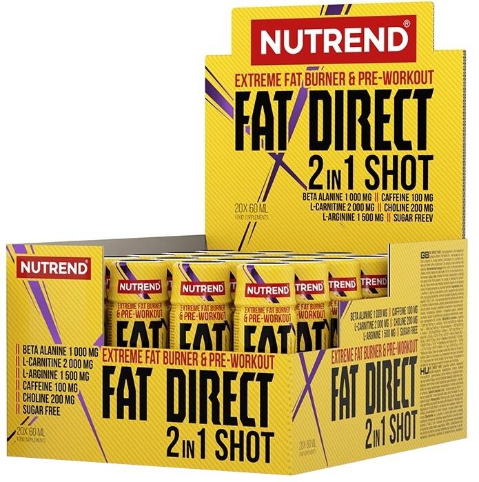 Fat Direct 2in1 Shot - 20 x 60 ml. - Nuvalia