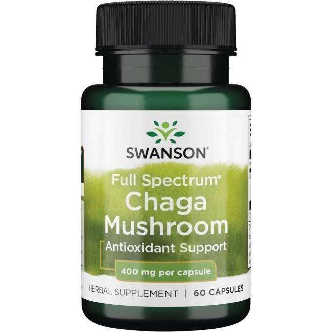 Chaga-paddenstoel met volledig spectrum