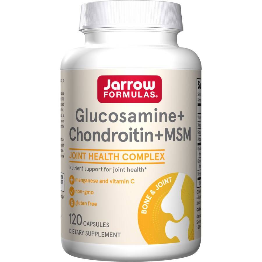 Glucosamine + chondroïtine + MSM - 120 capsules - Nuvalia