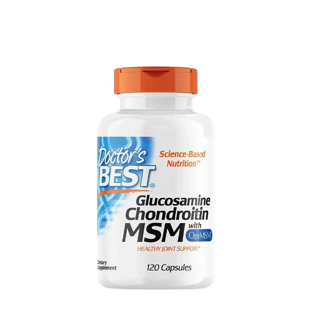 Glucosamine Chondroitin MSM with OptiMSM - 120 caps - Nuvalia