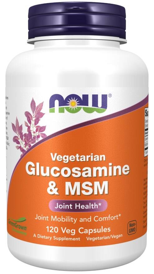 Glucosamine & MSM Vegetarian - 120 vcaps - Nuvalia