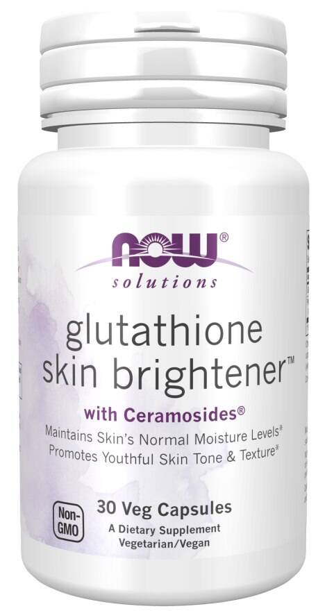 Glutathione Skin Brightener with Ceramosides - 30 vcaps - Nuvalia