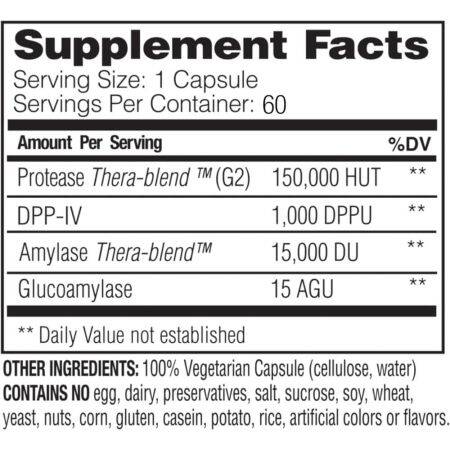 GlutenEase Extra Strength – 60 caps - Afbeelding 3