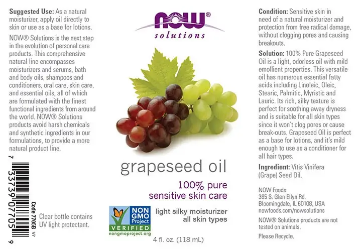 Grapeseed Oil – 118 ml. - Afbeelding 2