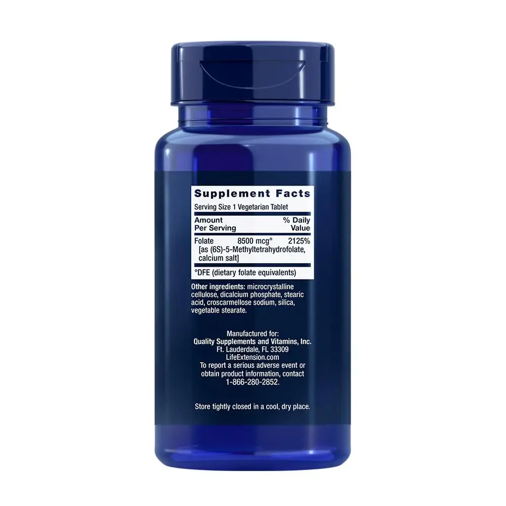 High Potency Optimized Folate – 30 vegetarische tabletten - Afbeelding 2