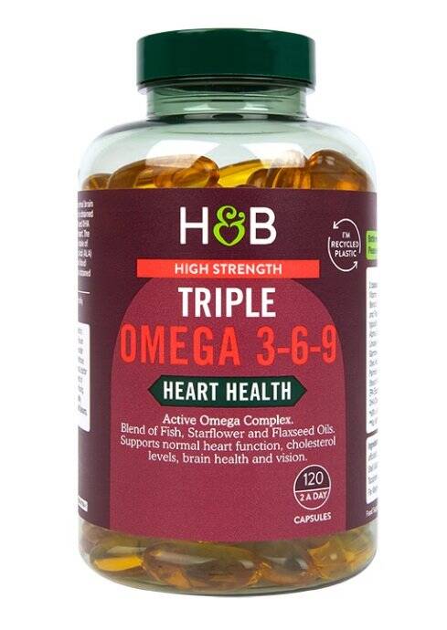 High Strength Triple Omega 3-6-9 - 120 caps - Nuvalia