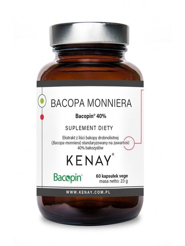 KENAY Bacopa monniera Bacopin 40% (60 capsules) - Nuvalia