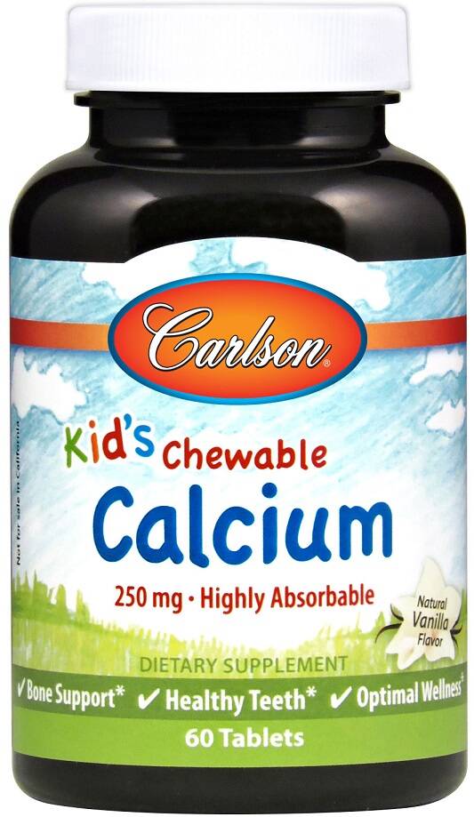 Kauwtabletten met calcium voor kinderen