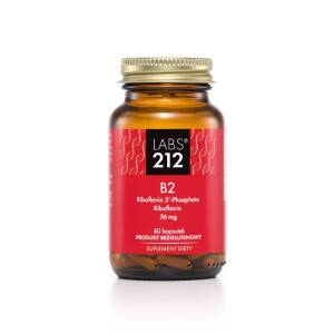 LABS212 Vitamin B2 Riboflavin 5'-Phosphate + Riboflavin (60 caps) - Nuvalia