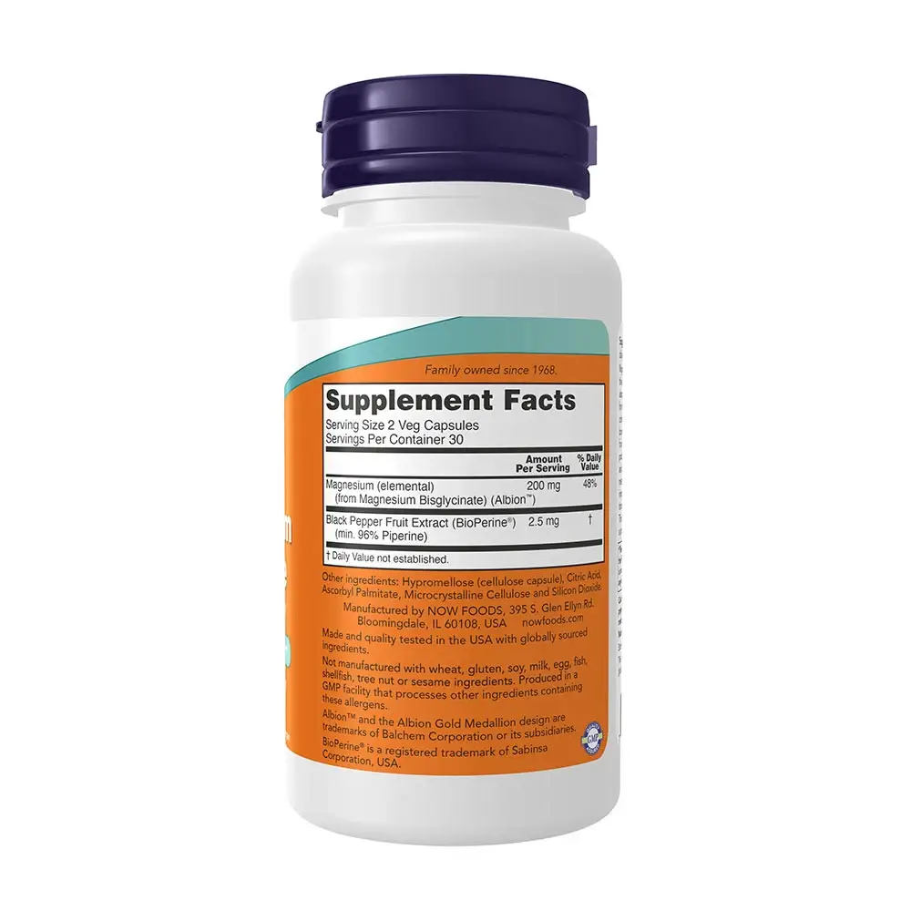 Magnesium Glycinate met BioPerine – 60 vcaps - Afbeelding 2