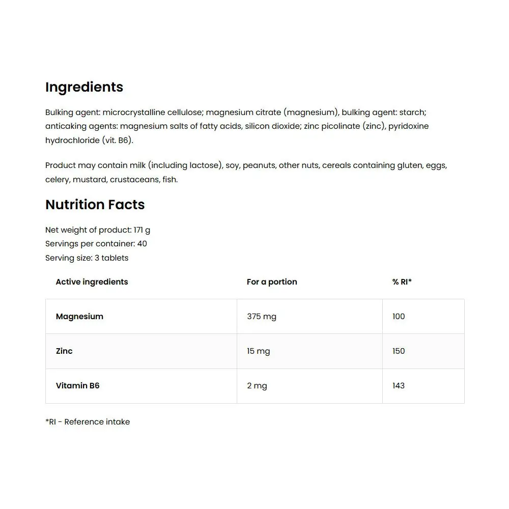MgZB Ultra – 120 tablets - Afbeelding 2