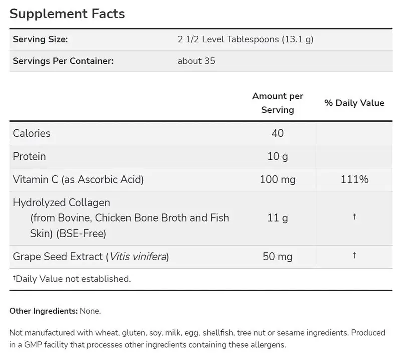 Multi Collagen Protein – 454g - Afbeelding 2