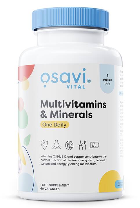 Multivitamins & Minerals One Daily - 60 caps - Nuvalia
