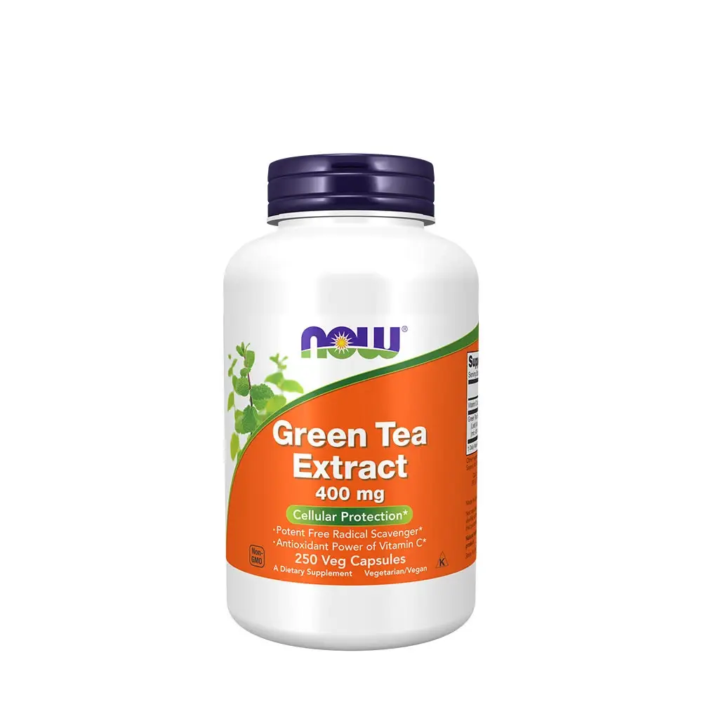 NOW Green Tea Extract 400 mg (250 Veg Capsules) - Nuvalia