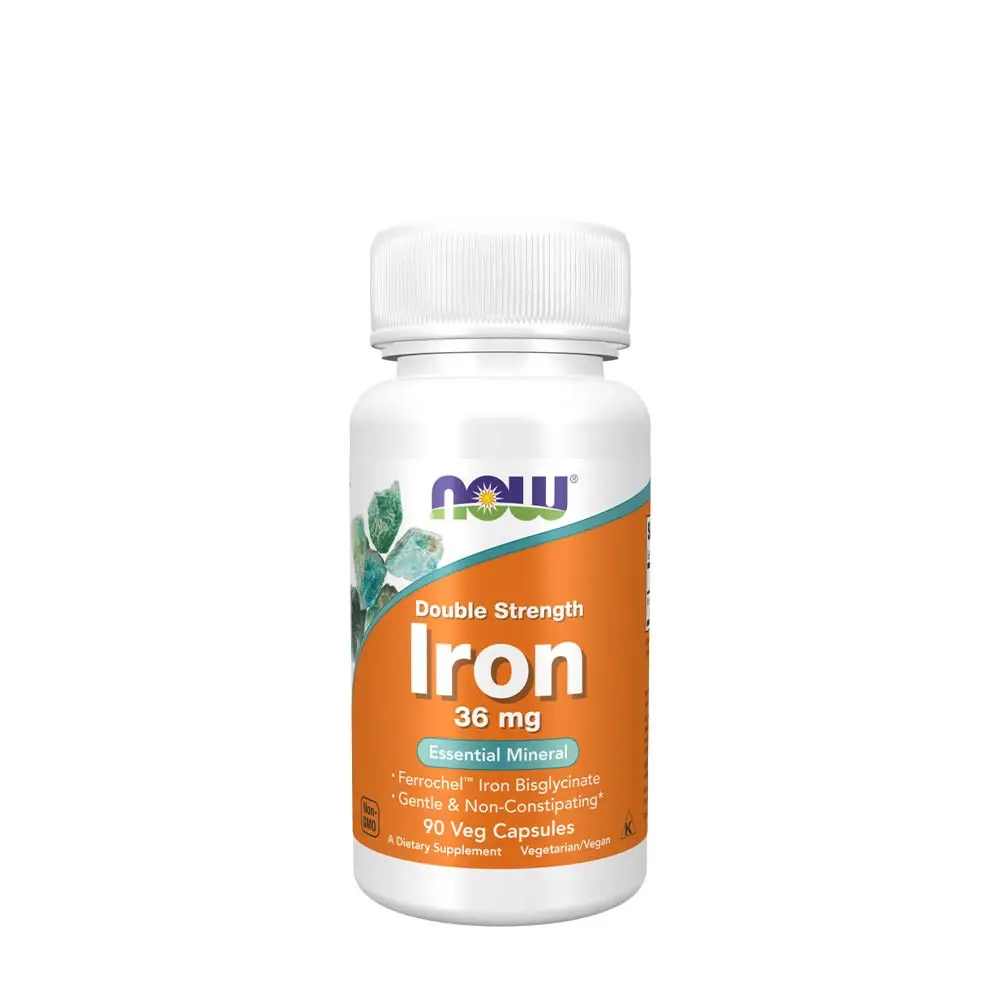 NOW Iron 36 mg Ferrochel® (90 capsules) - Nuvalia