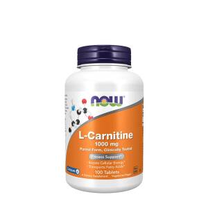 NOW L-Carnitine 1000 mg  (100 Tablets) - Nuvalia