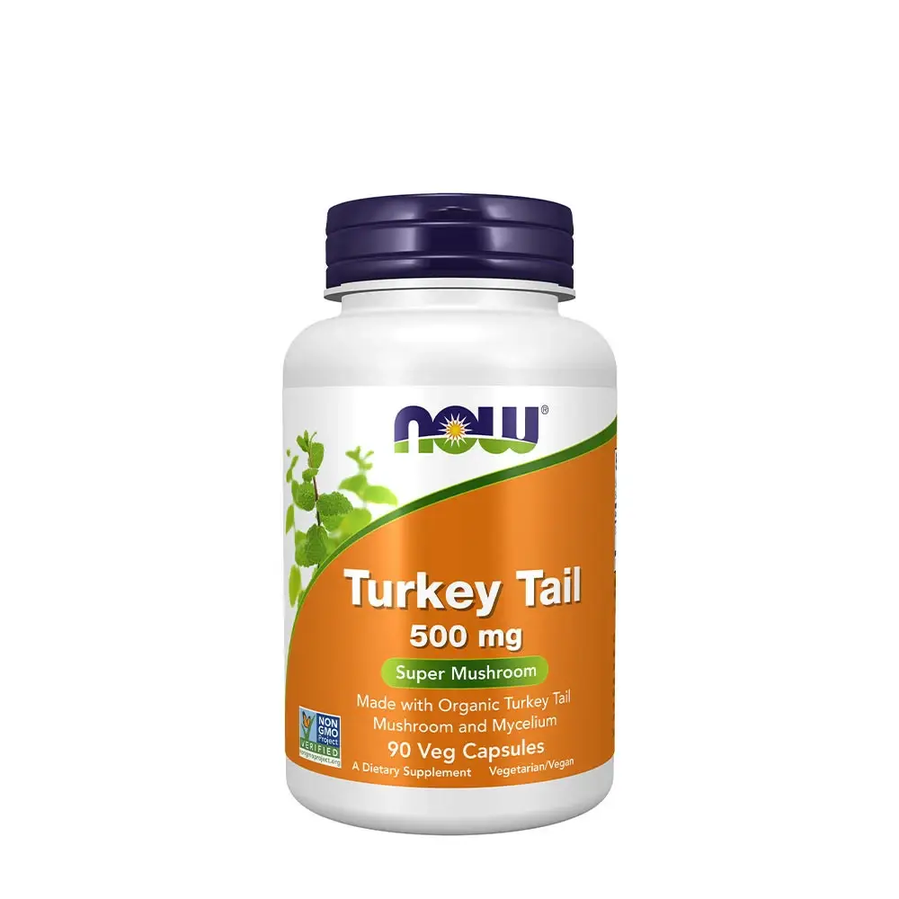 NOW Turkey Tail 500 mg (90 capsules) - Nuvalia