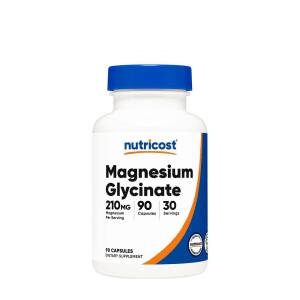 Nutricost Magnesium Glycinate 210 mg (90 Capsules) - Nuvalia