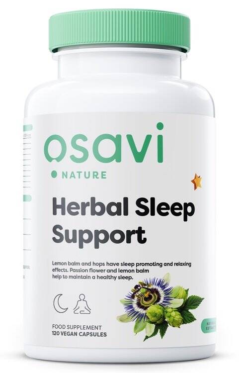 Herbal Sleep Support (Melatonin Free) - 120 vegan caps - Nuvalia