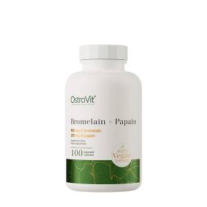 Ostrovit Bromelain + Papain 100% Vege (100 Capsules) - Nuvalia