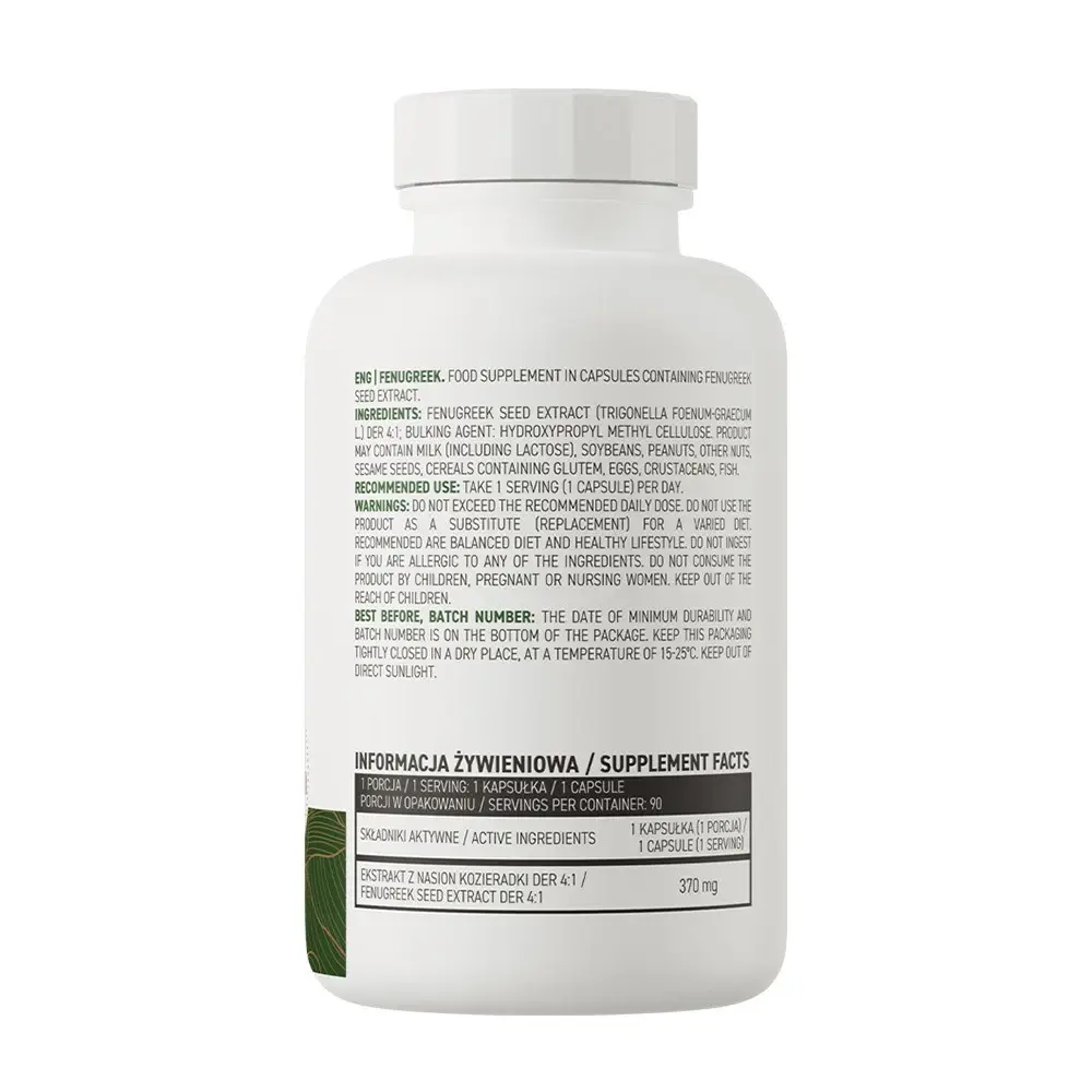 Ostrovit Fenugreek Vege (90 Capsules) - Afbeelding 2