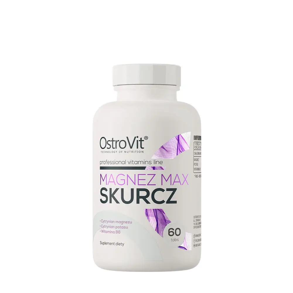 Ostrovit Magnez MAX Skurcz (60 Tablets) - Nuvalia