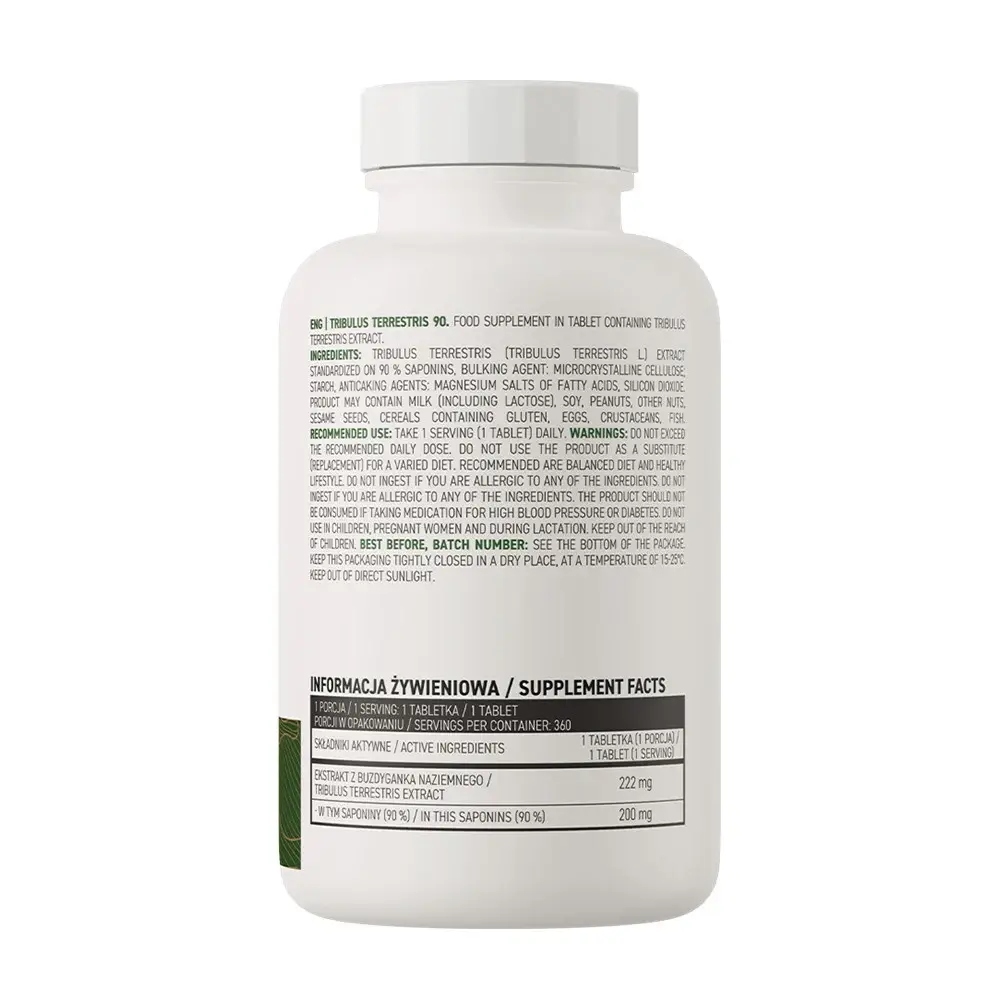 Ostrovit Tribulus Terrestris VEGE (360 Tabletten) - Afbeelding 2