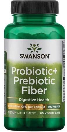 Probiotic+ Prebiotic Fiber - 60 vcaps - Nuvalia
