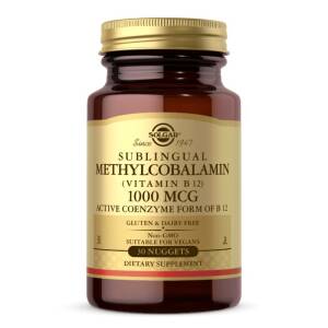 SOLGAR Sublinguale methylocobalamine (vitamine B12)