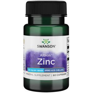 SWANSON Albion Zinkchelaat 15 mg 60 capsules - Nuvalia
