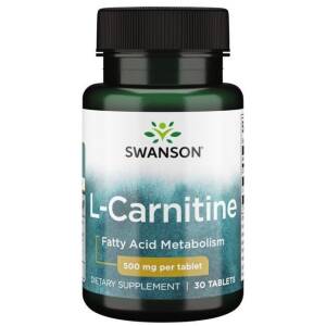 SWANSON L-karnityna 500mg 30 tabl - Nuvalia