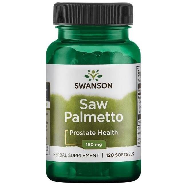 SWANSON Zaagpalm-extract 160 mg 120 softgels - Nuvalia