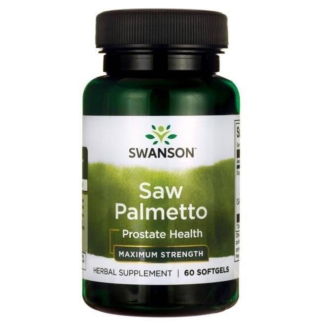 SWANSON Saw Palmetto extract 320mg 60sgels - Nuvalia