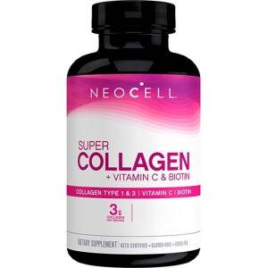 Super Collagen + Vitamin C & Biotin - 180 tablets - Nuvalia