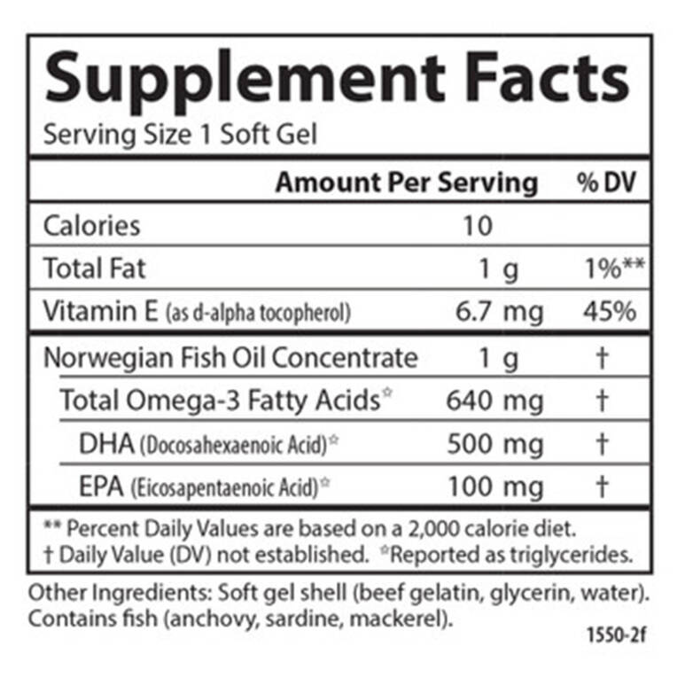 Super DHA Gems, 500mg – 60 + 20 softgels - Afbeelding 3