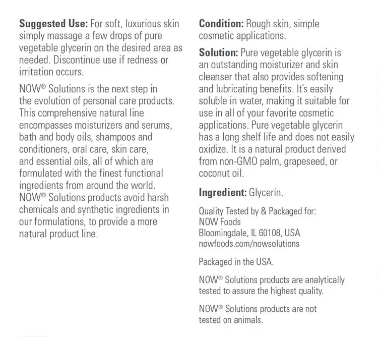 Vegetable Glycerine – 473 ml. - Afbeelding 2