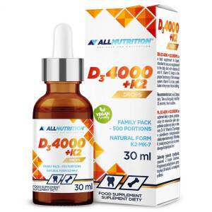 Vitamine D3 4000 + K2-druppels - 30 ml. - Nuvalia