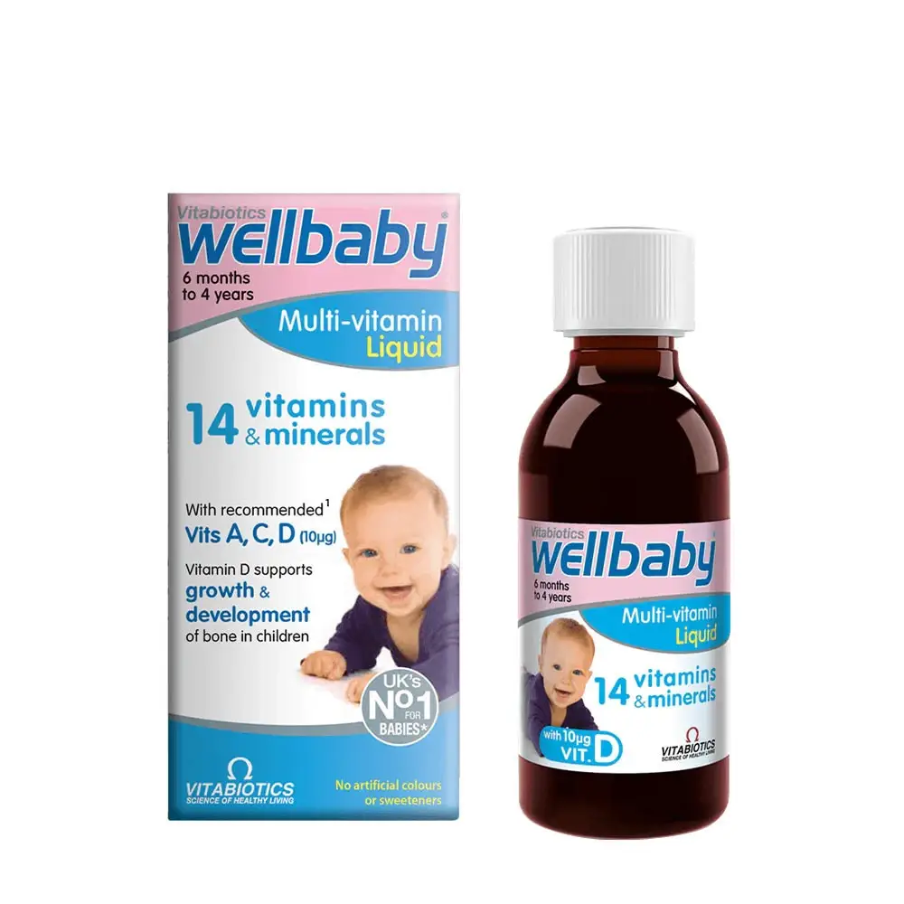 Vitabiotics Wellbaby Multivitaminevloeistof (150 ml) - Nuvalia