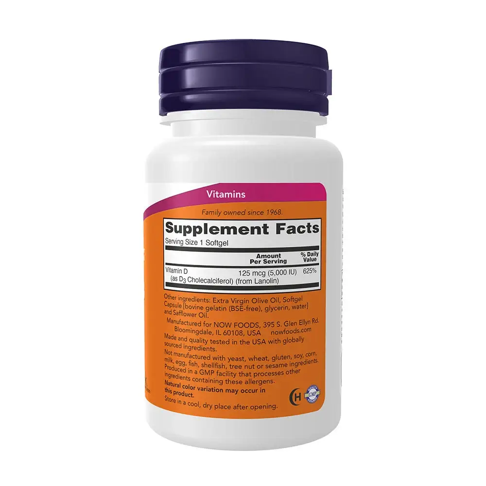 5000 IU - 240 softgels - Nuvalia