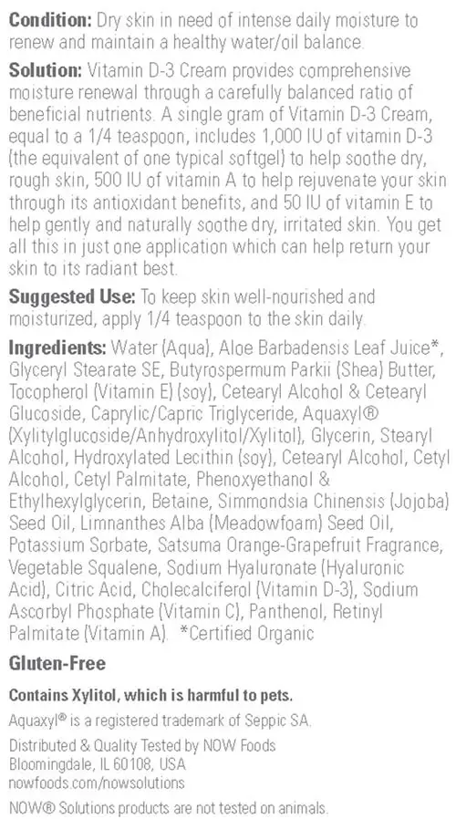 Vitamin D-3 Crème – 118 ml - Afbeelding 2