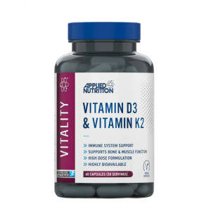 Vitamin D3 & Vitamin K2 - 60 vcaps - Nuvalia