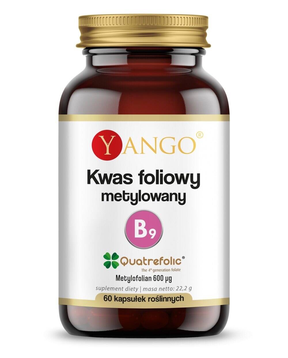 YANGO Methylated folic acid (60 caps) - Nuvalia